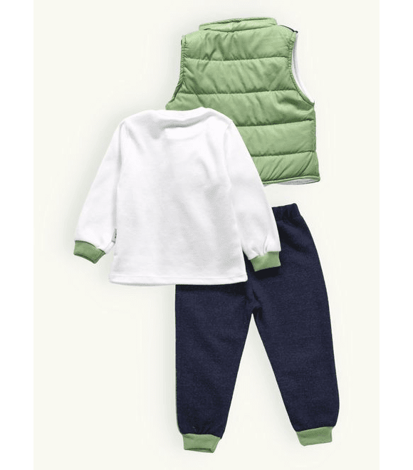 Detská tepláková súprava DOBRÝ MEDVEDÍK zelená