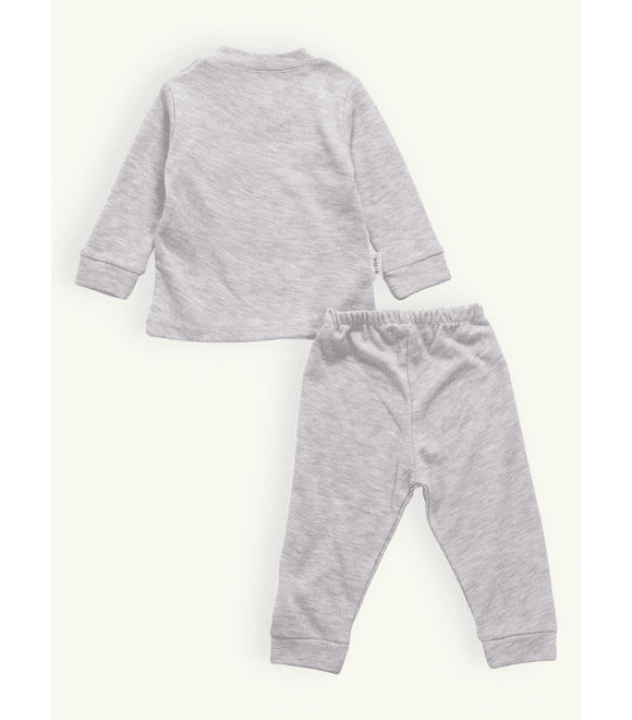 Kojenecké teplákové pyžamo SPÍCÍ MACO šedé