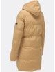 Dámska zimná bunda s kožušinovou podšívkou béžová