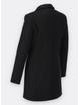 Klasický dámský kabát černý