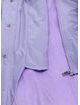 Dámská prošívaná vesta s kapucí světle fialová