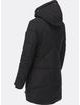 Čierna zimná bunda s kožušinou