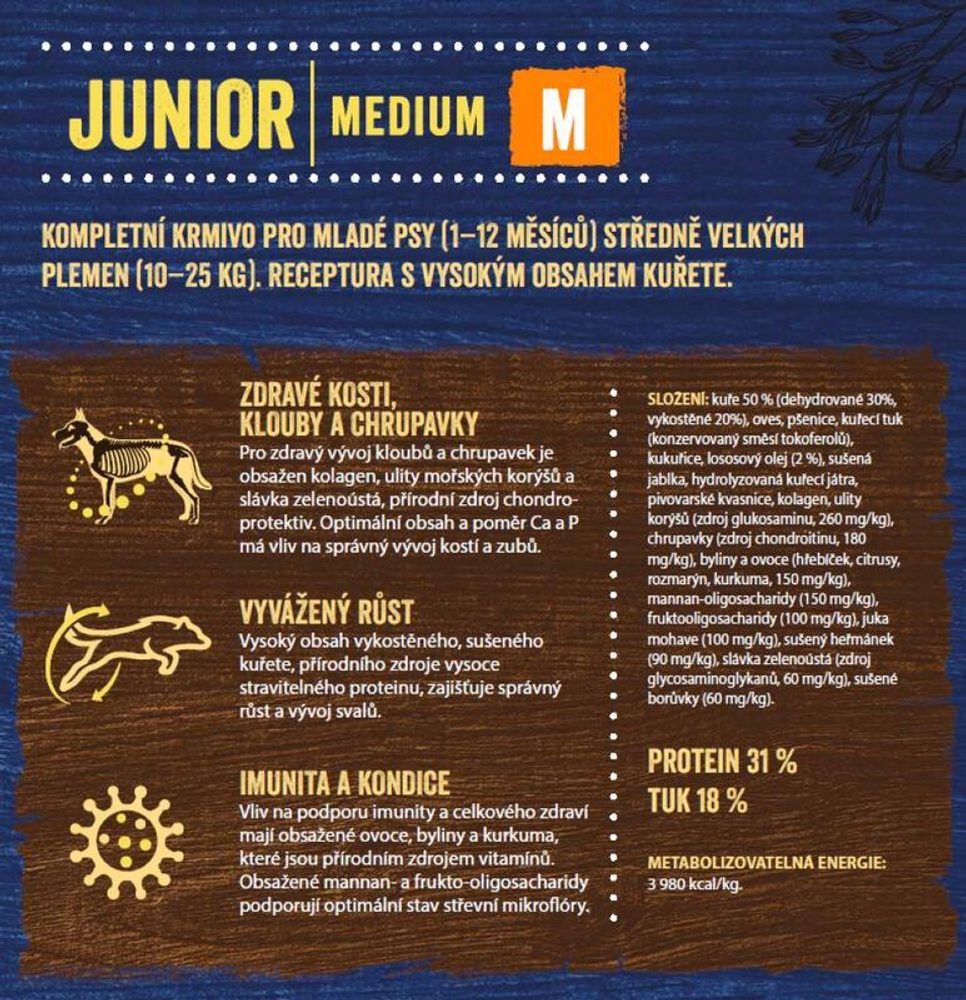 Expirácia 6.5. 2026: Brit Premium by Nature Junior M 15 kg