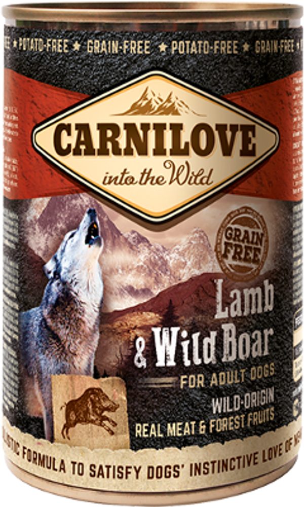 Carnilove Wild Meat Lamb & Wild Boar 400 g v Reedog.cz