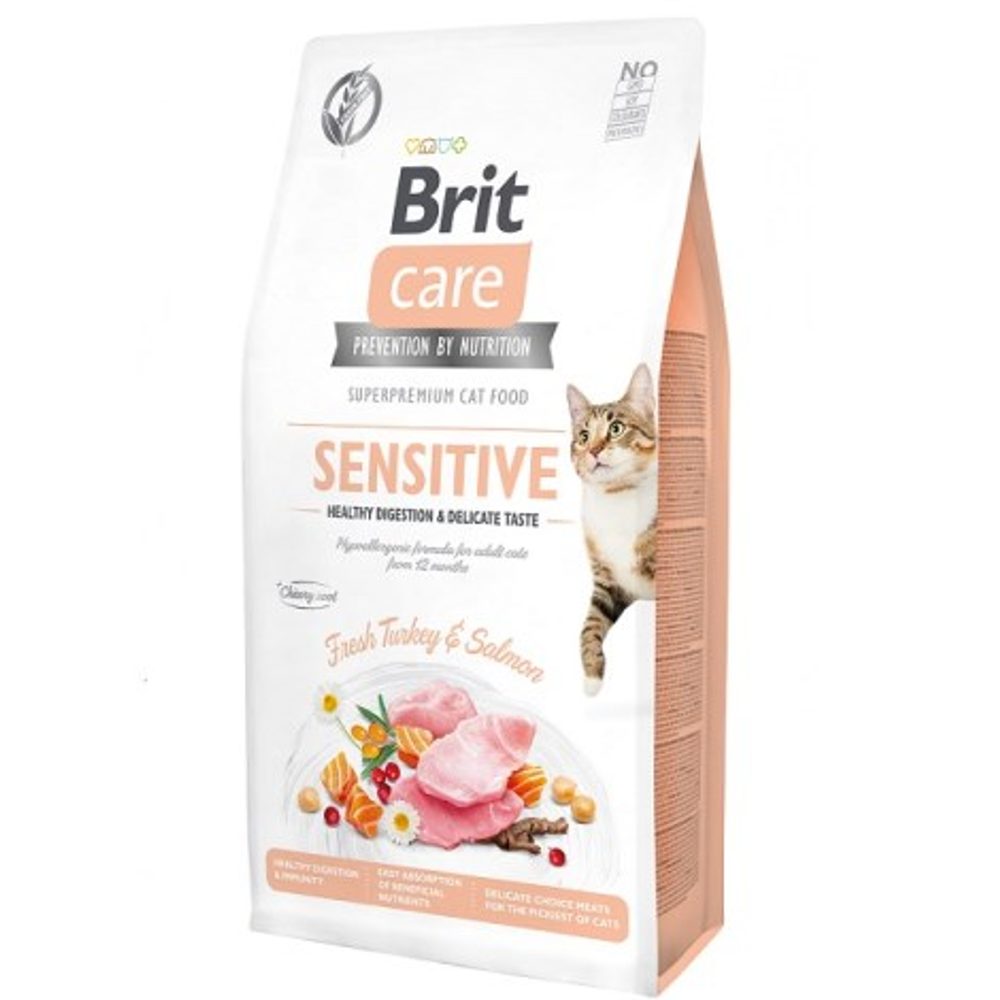 Expirace 30.9. 2026: Brit Care Cat Grain-Free Sensitive 7 kg | P59674