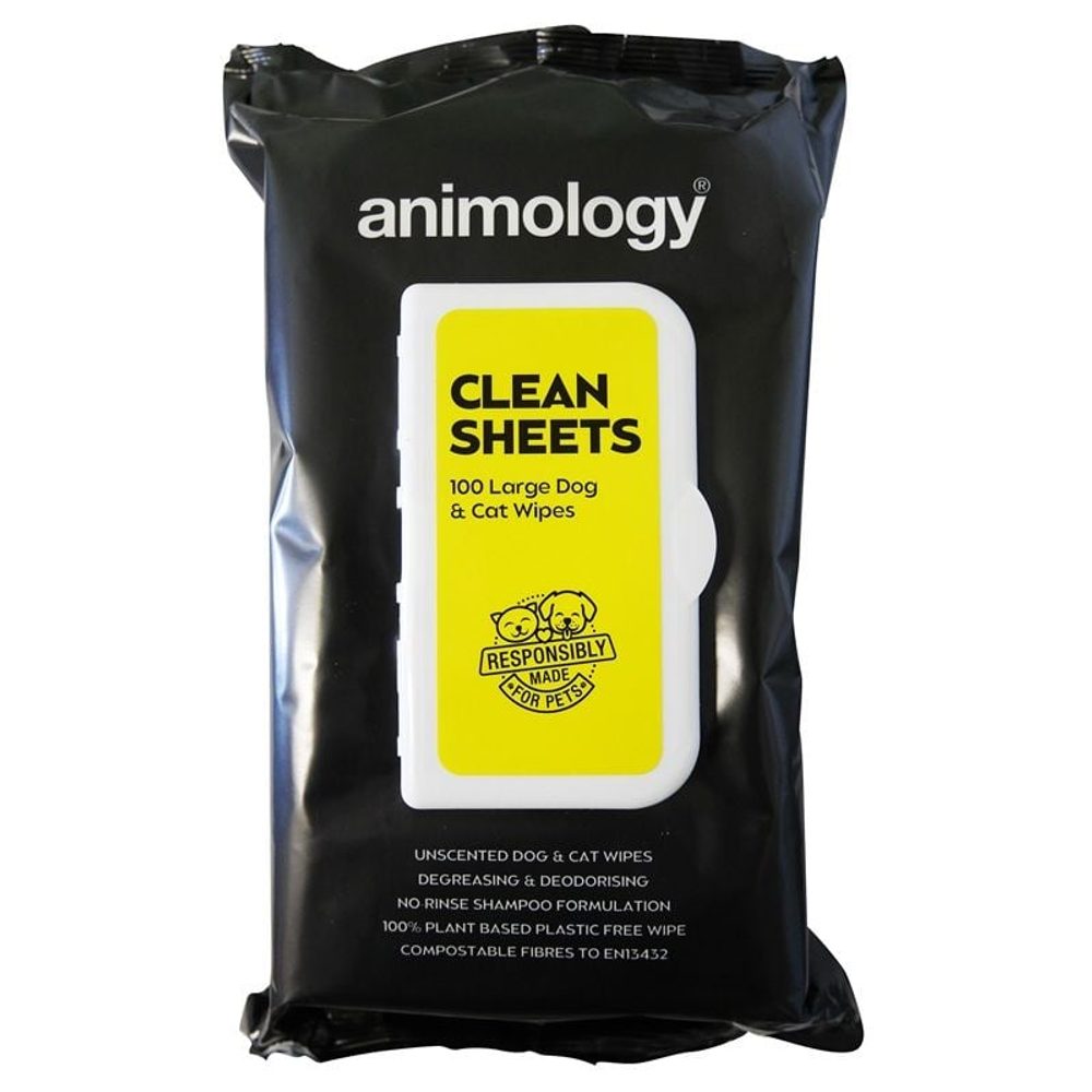 Čistící utěrky Animology Clean Sheets, 100 ks