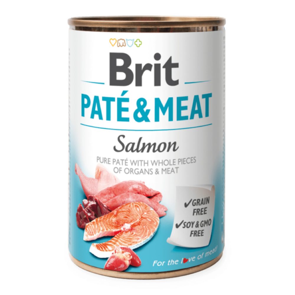 Brit konzerva Paté & Meat Salmon 400 g