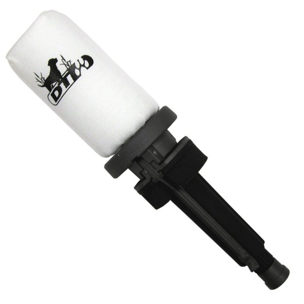 Vrhač pešků D. T. System Super Pro Dog Training Dummy Launcher - S peškem bílá