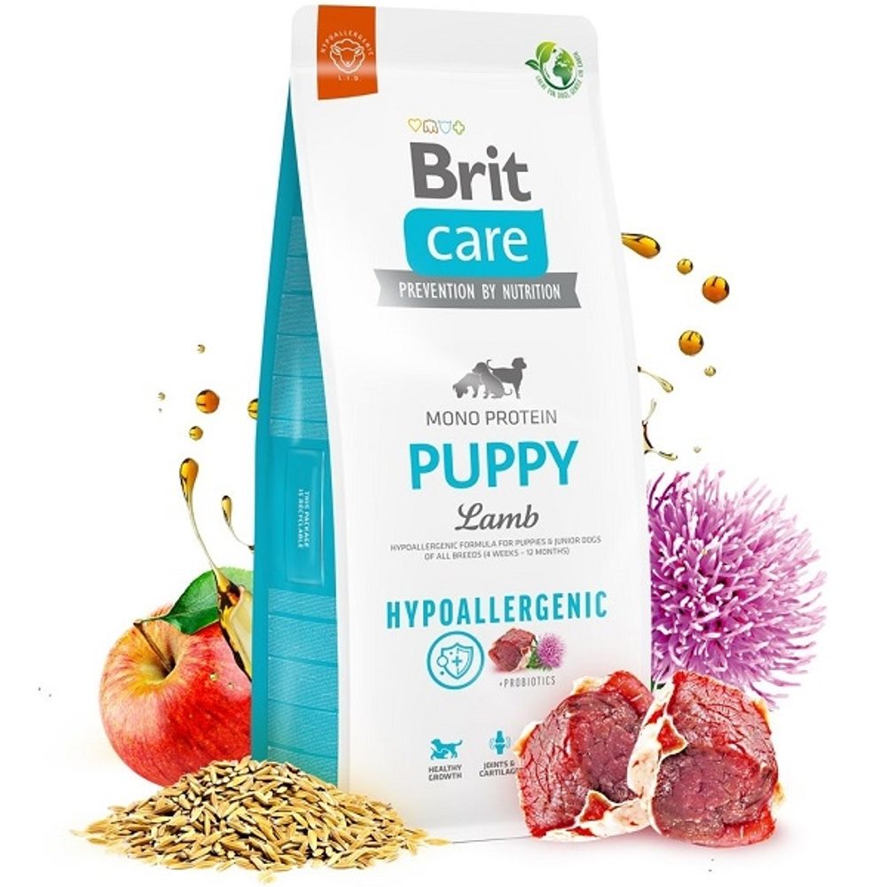 Expirácia 22. 3. 2026: Brit Care Dog Hypoallergenic Puppy Lamb 12 kg