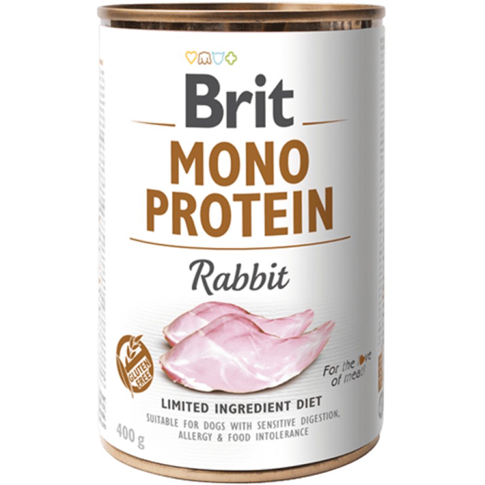 Brit konzerva Mono Protein Rabbit 400 g