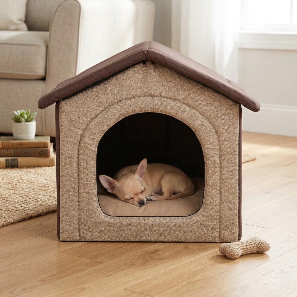 Domček pre psa Reedog Inari Brown-beige