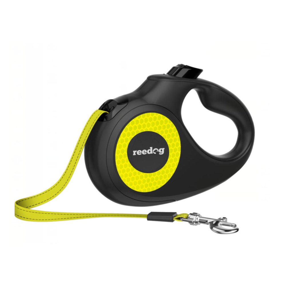 Reedog samonavíjecí vodítko S 15kg / 5m páska / reflexní