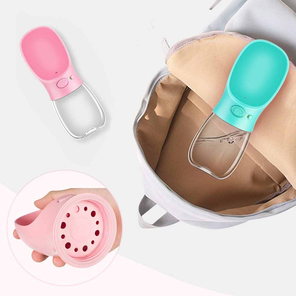 Reedog Aqua Travel cestovní láhev pro psy 350 ml - růžová (obrázek 6)