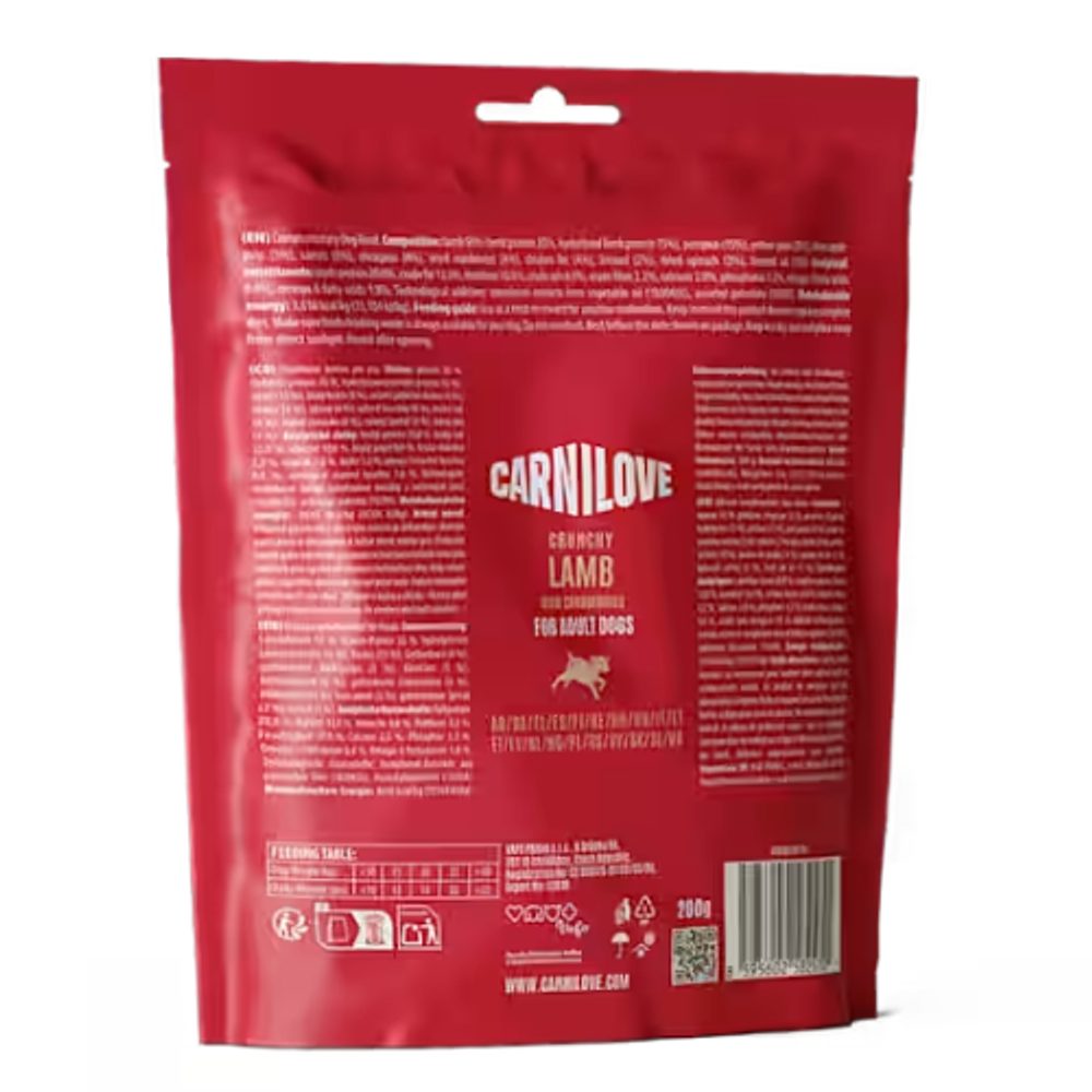 Carnilove Dog Crunchy Snack Lamb & Cranberries 200 g