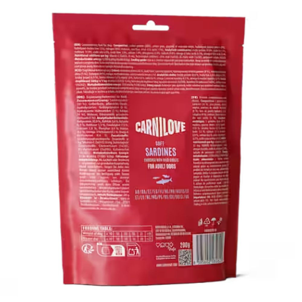 Carnilove Dog Soft Snack Sardines & Wild Garlic 200 g