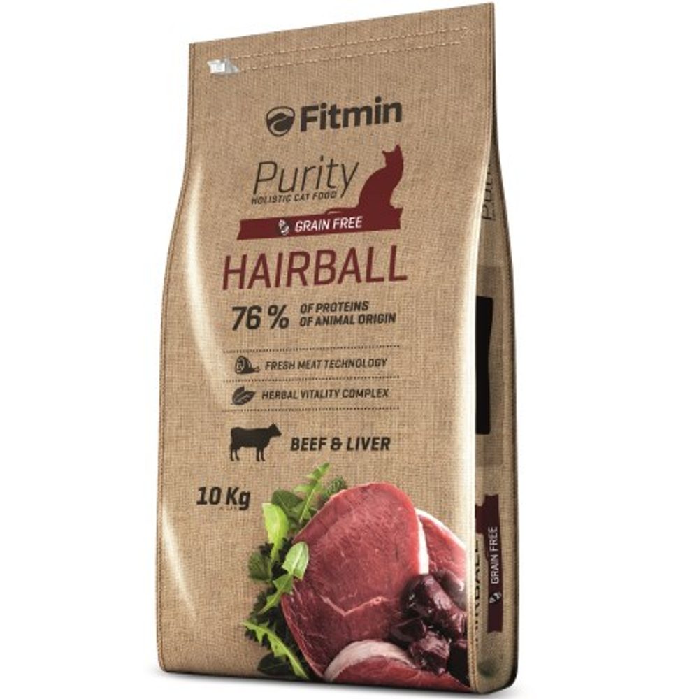 Expirace 6.6. 2026: Fitmin Cat Purity Hairball 10 kg | P59729