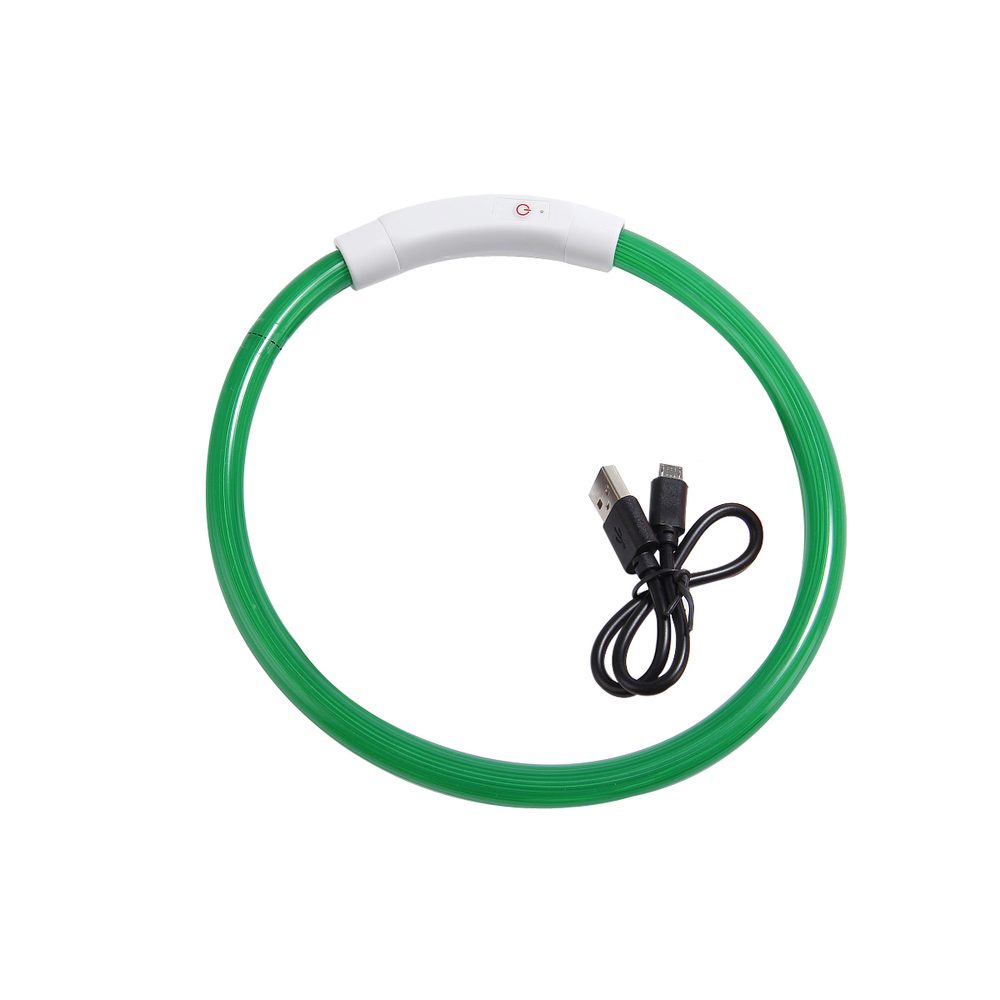 Reedog Full Light USB dobíjecí svítící obojek pro psy a kočky - žlutá - M (obrázek 9)