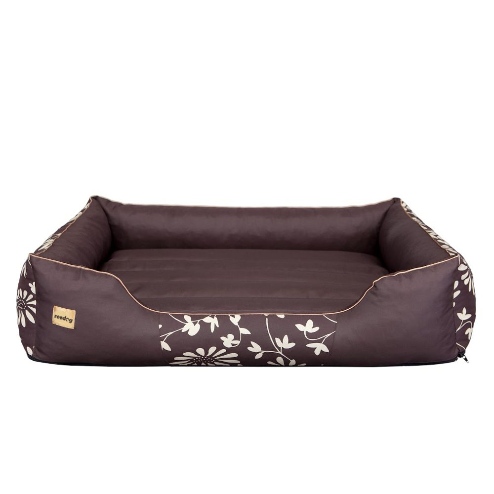 Pelíšek pro psa Reedog Brown Flower - XL