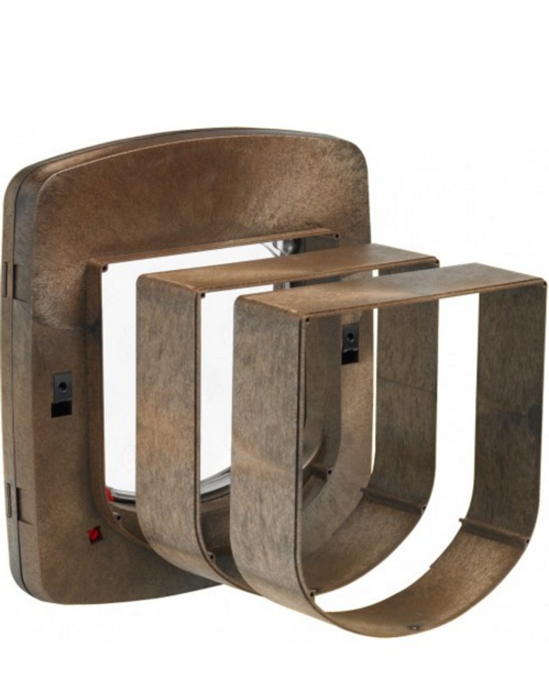 Tunel pro dvířka Staywell série 300-500, design dřeva