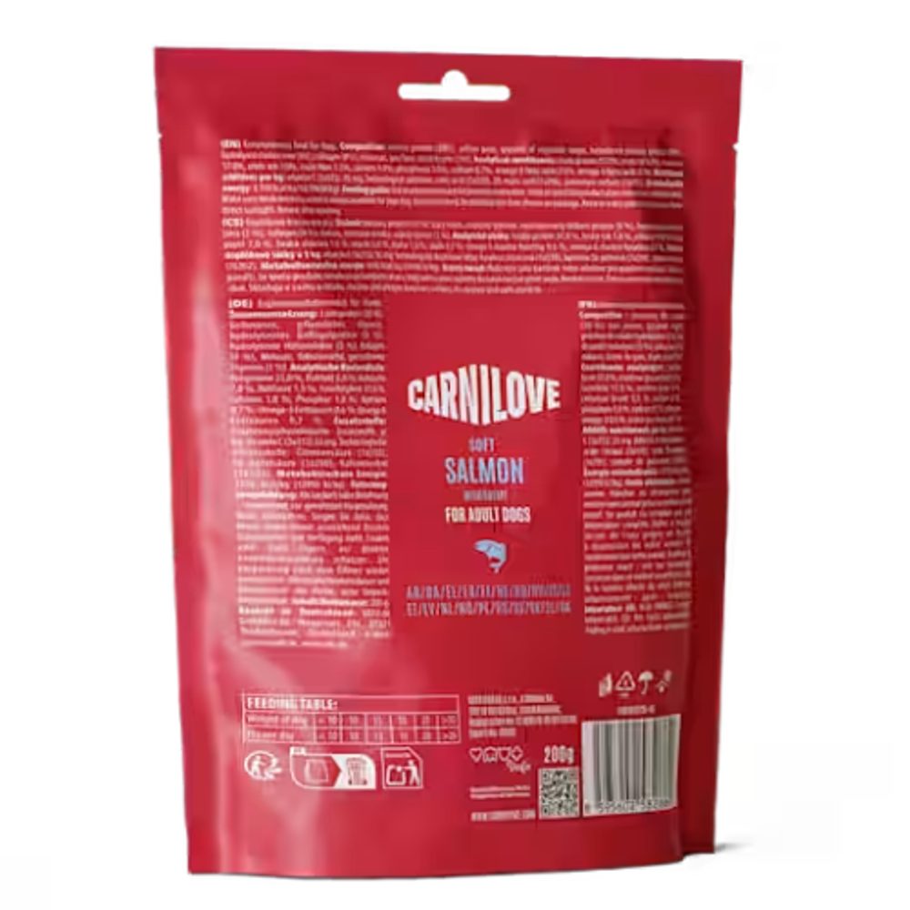Carnilove Dog Soft Snack Salmon & Thyme Small Bite 200 g