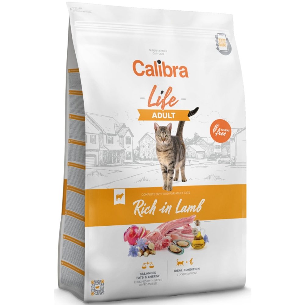Calibra Cat Life Adult Lamb 6 kg - expirace do 14.12.2025