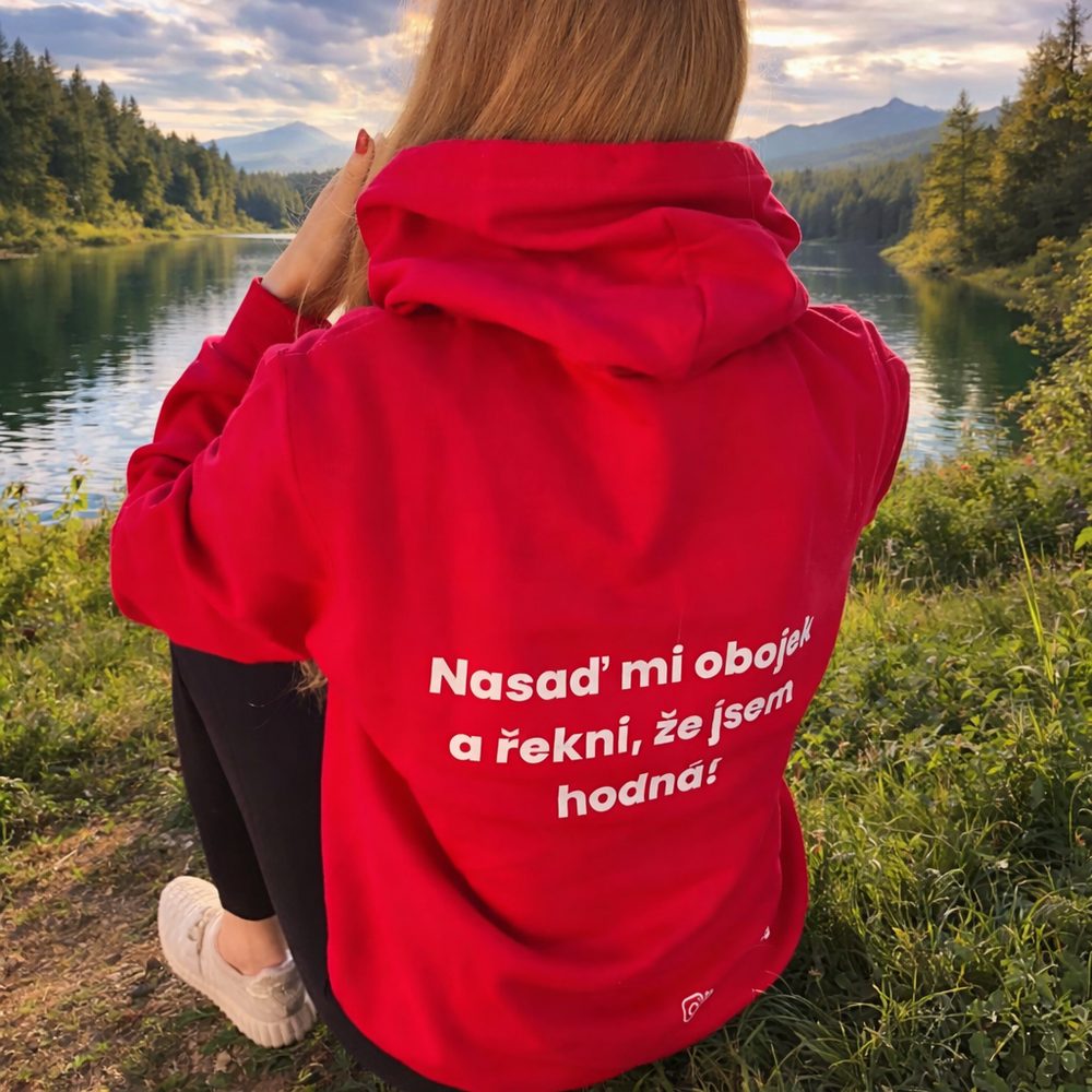 Reedog mikina červená "Obojek" - 3XL (obrázek 5)