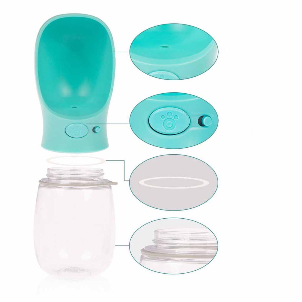 Reedog Aqua Travel cestovní láhev pro psy 350 ml - růžová (obrázek 7)