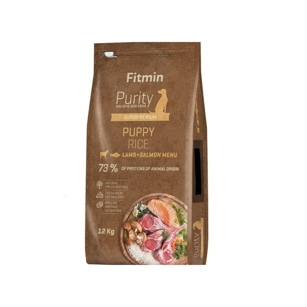 Fitmin Dog Purity Rice Puppy Lamb & Salmon 12 kg