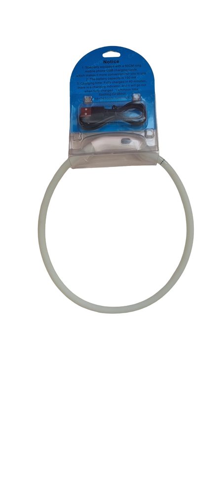 Petwant multicolor svítící obojek - M - 55 cm
