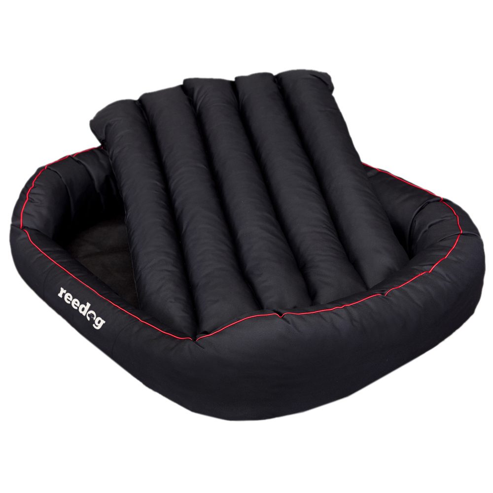 Pelíšek pro psa Reedog Round Black & Red - L