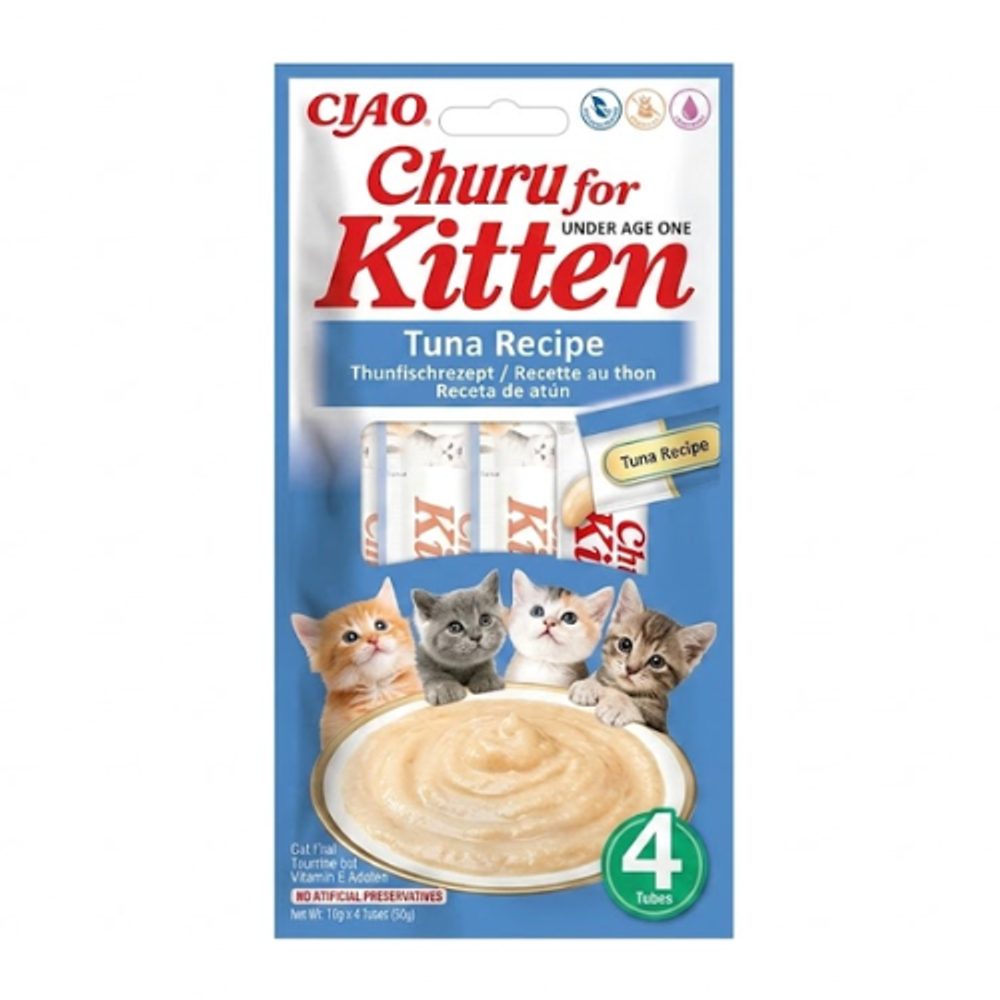 Churu Cat Kitten Tuna Recipe 4x14g