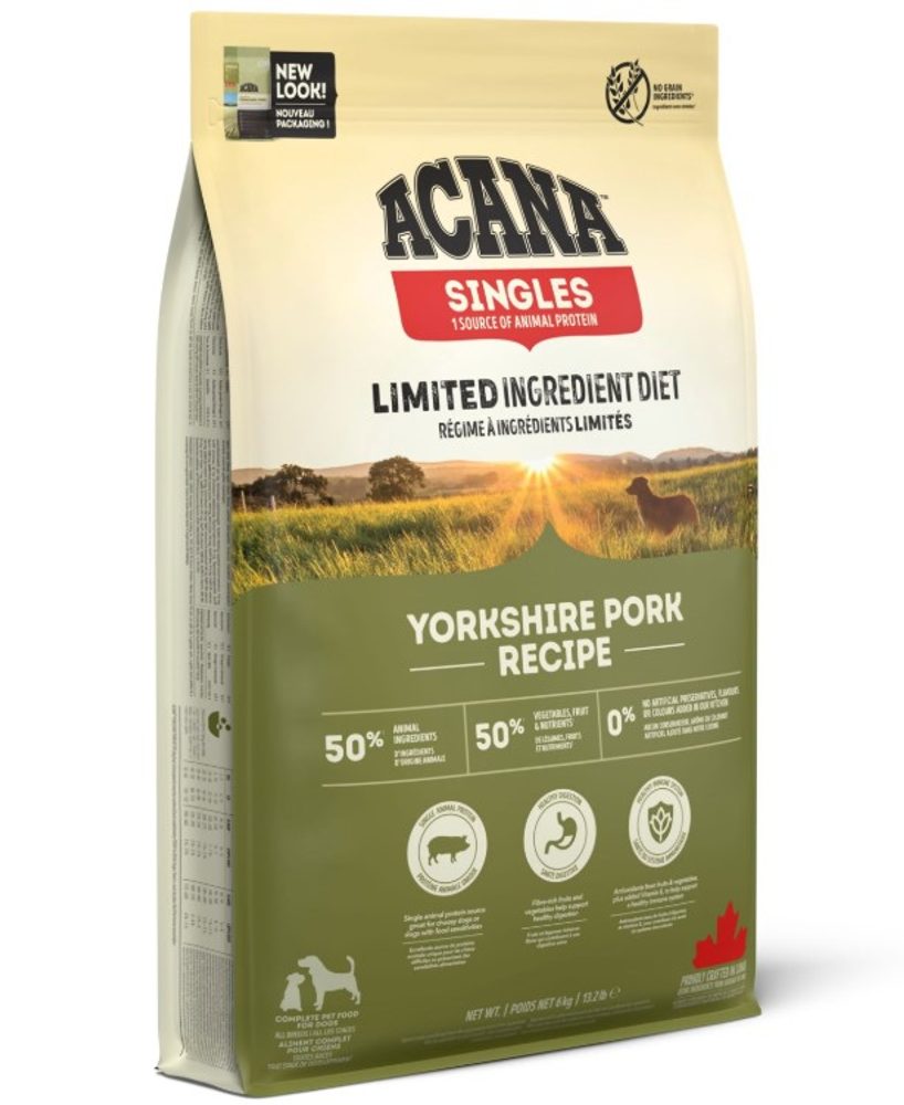 Acana Dog Yorkshire Pork Singles 6 kg