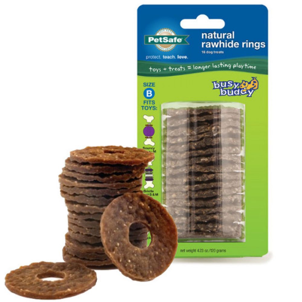 Náplně do Bouncy Bone a Bristle Bone - All Natural Rawhide Refills – medium