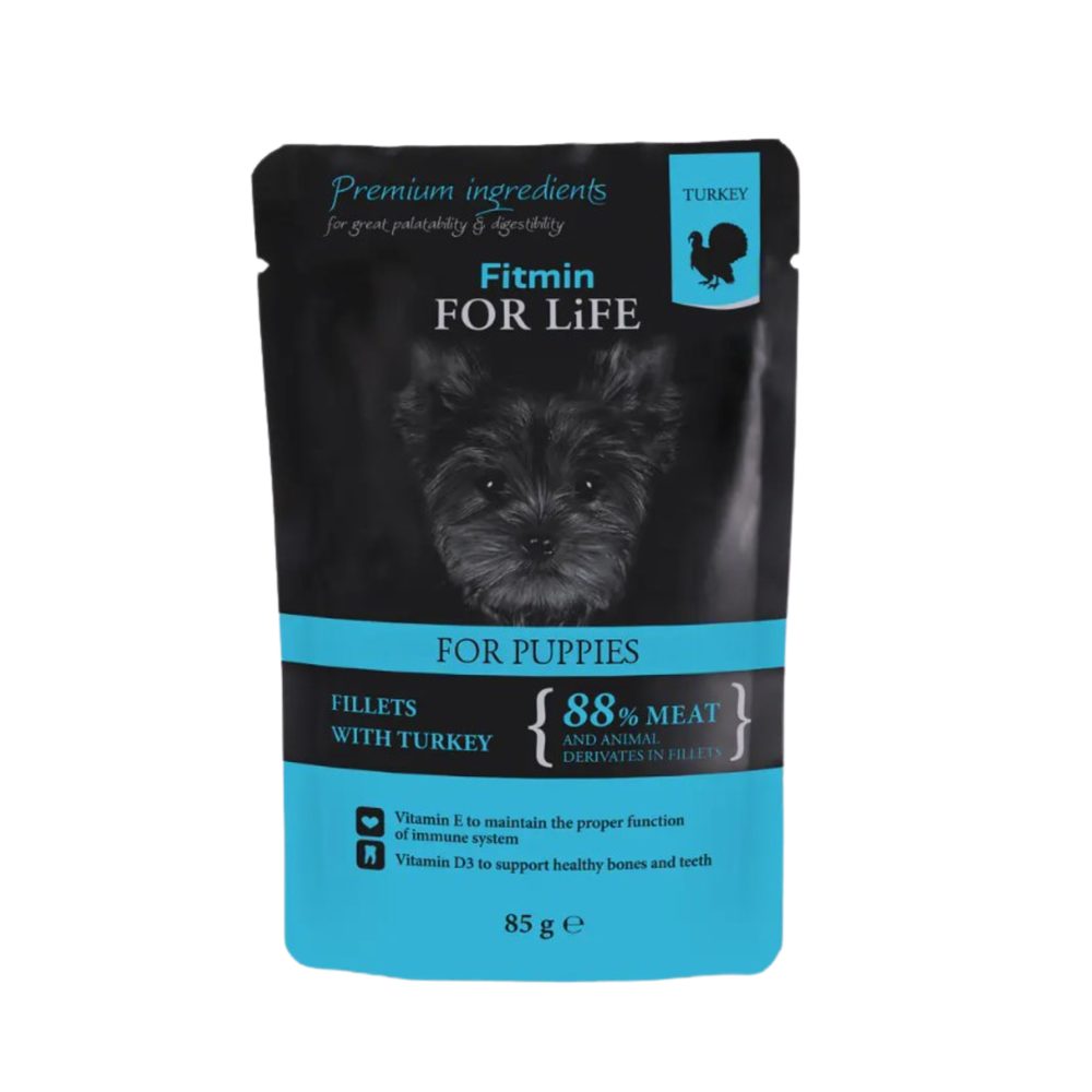 Fitmin Dog For Life kapsička Puppy Turkey in Gravy 85 g