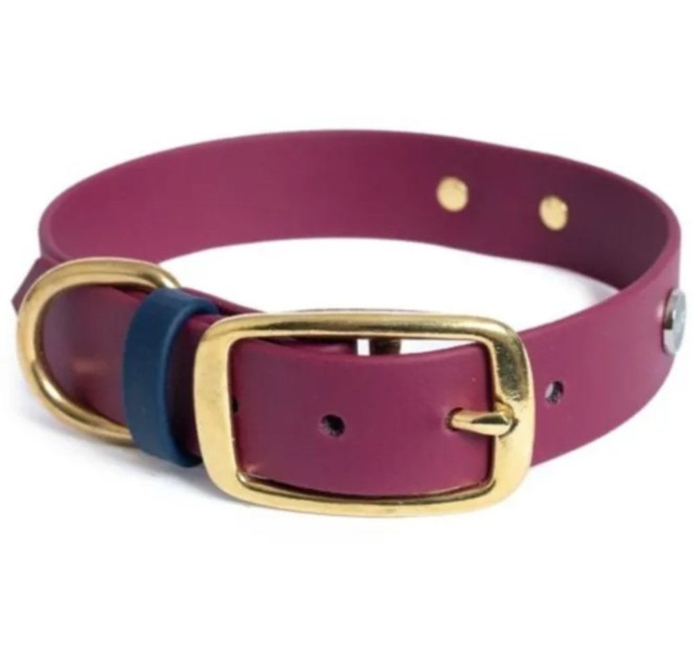 Obojok Reedog bordo-námornícky modrý Biothane - S
