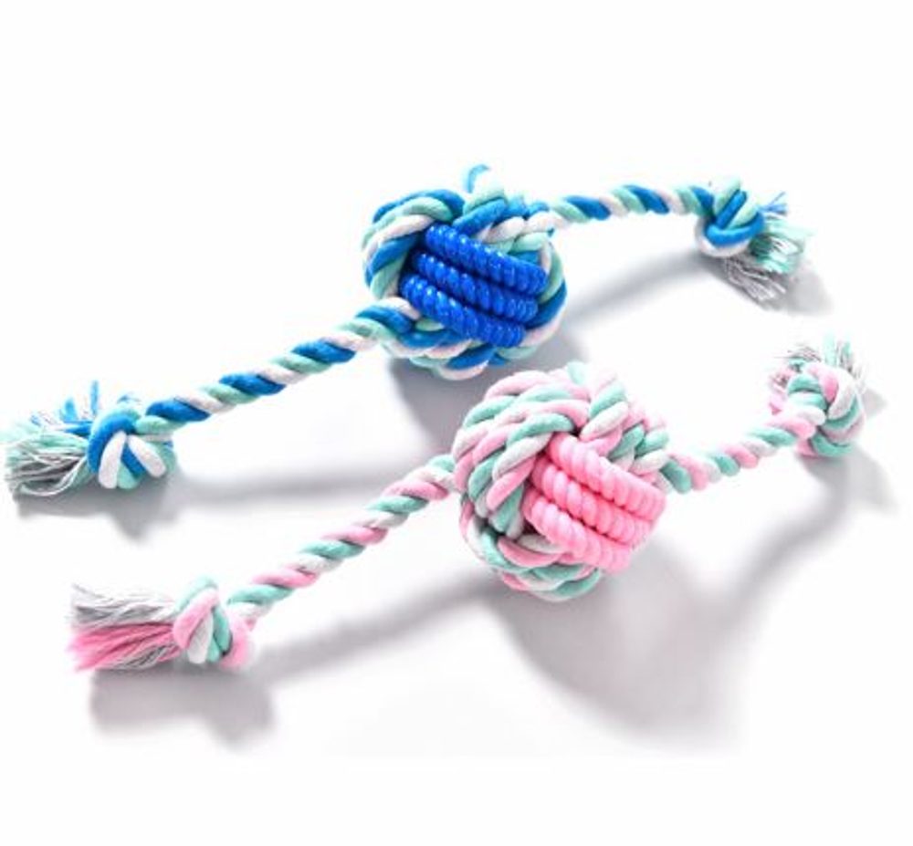 Přetahovadlo pro psy Reedog knot - růžová