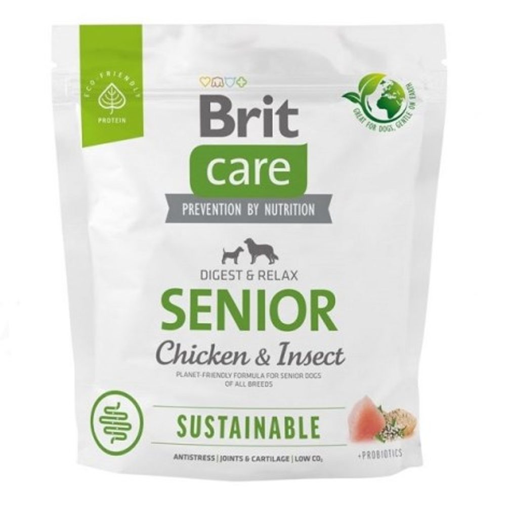Brit Care Dog Sustainable Senior Chicken & Insect 1 kg
