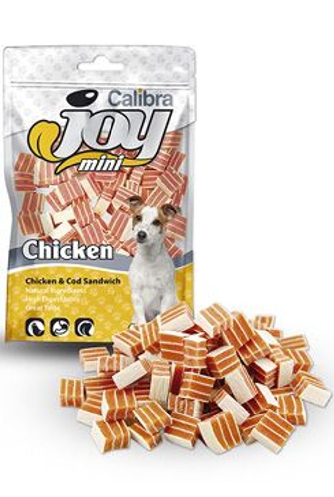 Calibra Joy Dog Mini Chicken & Cod Sandwich 70g - expirace do 9.10.2025