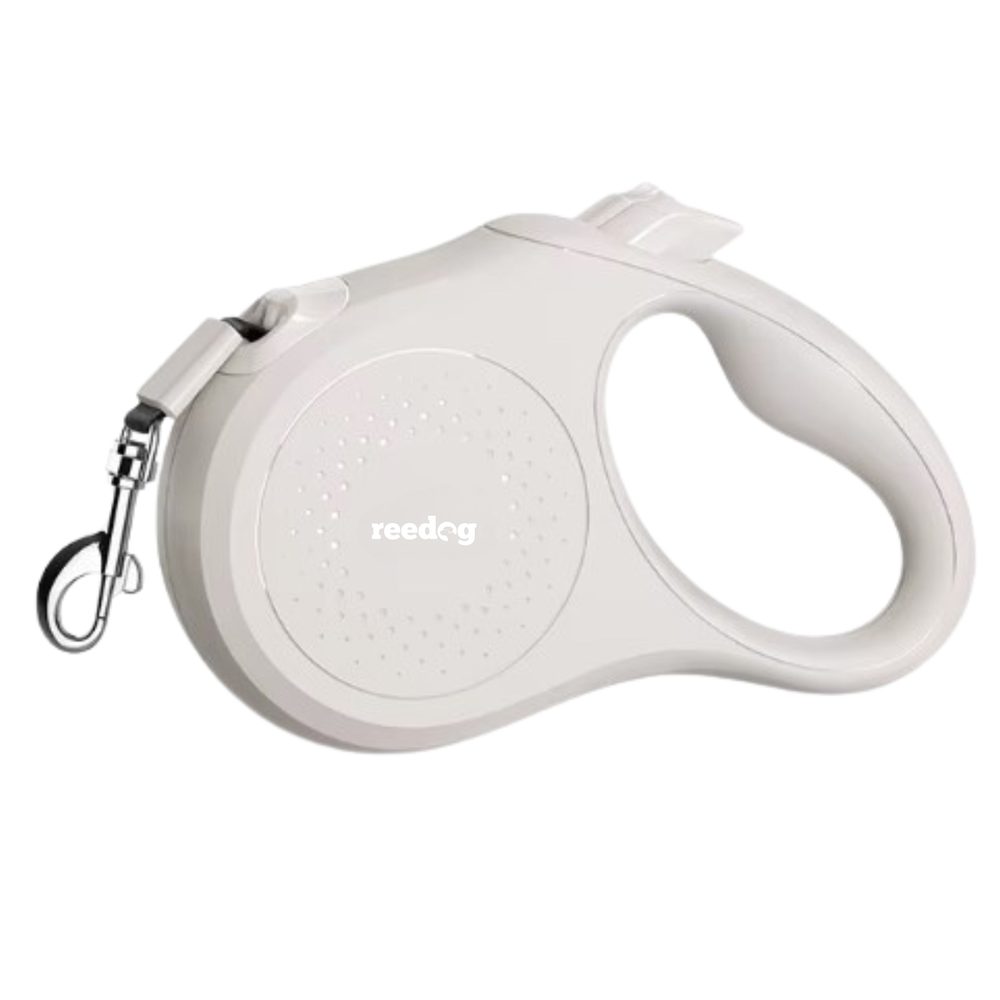 BAZAR - Reedog Senza Basic samonavíjecí vodítko M 25kg/ 5 m páska / pastelové bílé - Rozbaleno