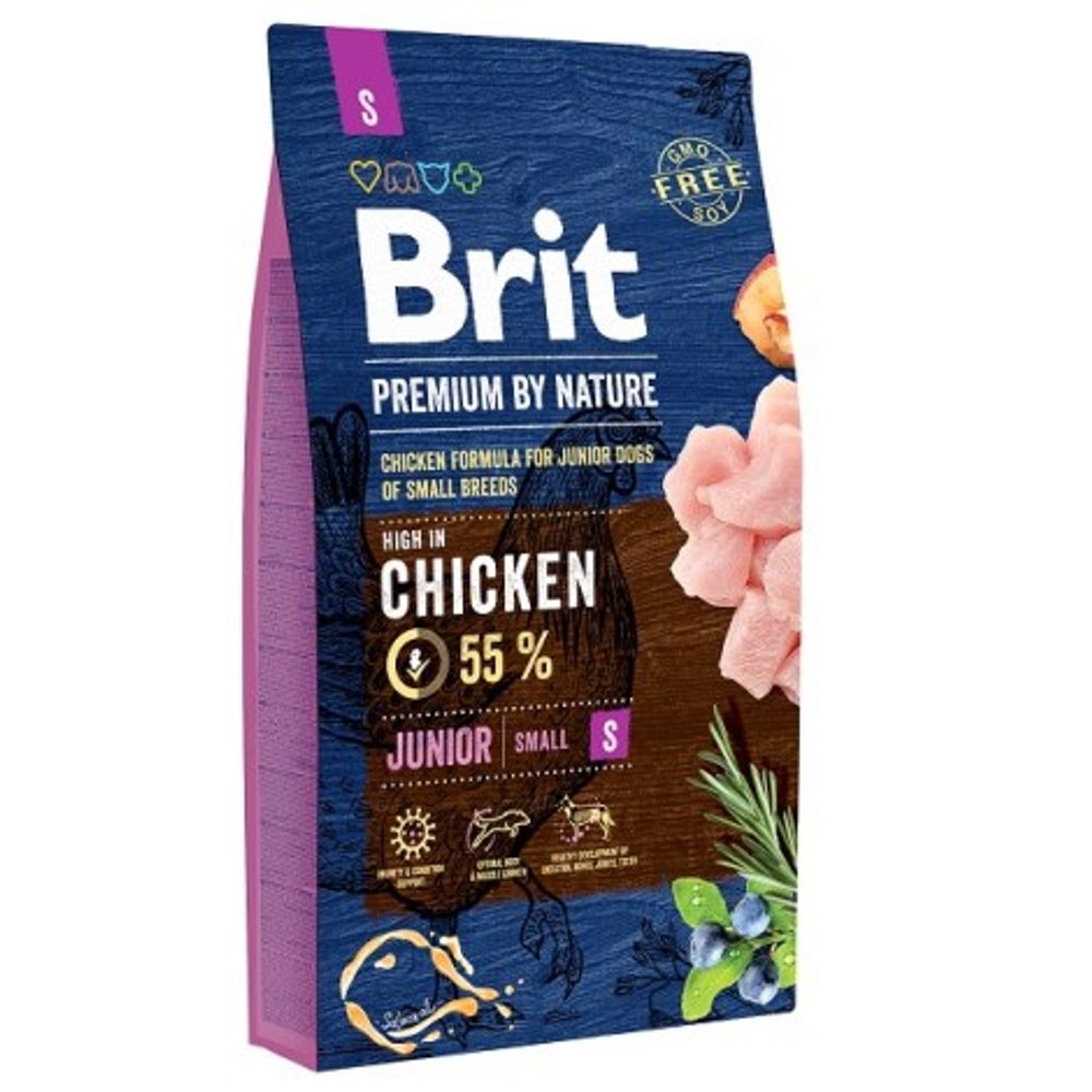 Expirace 31.7. 2026: Brit Premium by Nature Junior S 8 kg | P59732