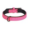 Collar de piel Flamingo Leza rosa