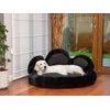 Dog bed Reedog Exclusive Paw Black