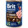 Brit Dose Premium by Nature Chicken & Hearts 800 g