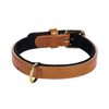 Leather collar Flamingo Laybo Cognac