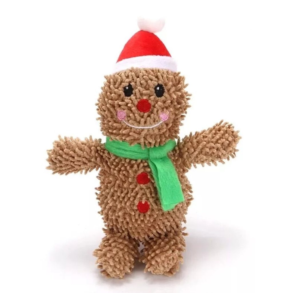 Reedog vánoční perníček, plyšová pískací hračka, 25 cm - Pro psy -  Reedog.cz ®