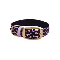 Obojok Bura čierny Kostičky