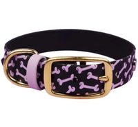 Obojok Bura čierny Kostičky