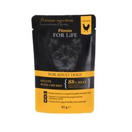 Fitmin Dog For Life kapsička Adult Chicken with Ham in Jelly 85 g