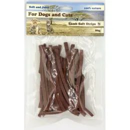 Przysmaki Jagnięcie paski miękkie 80g