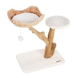 Flamingo Kratzbaum Light beige & Light grey